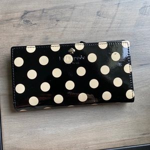 Kate Spade polka dot wallet